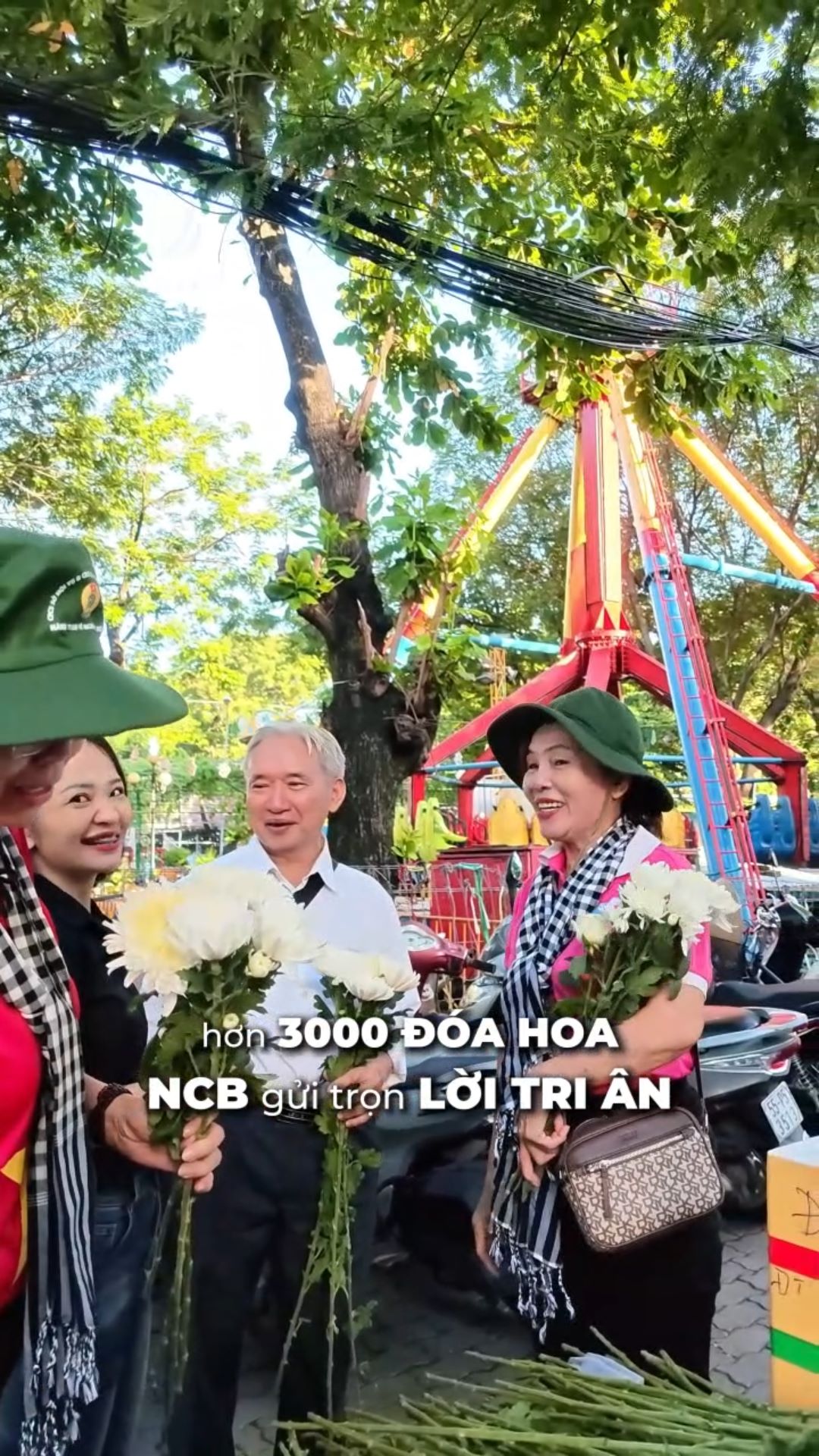 3000 đoá hoa tri ân anh hùng liệt sĩ tại Lê Thị Riêng